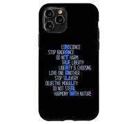Design philosophique de l'acronyme de la Loi Naturelle Coque pour iPhone 11 Pro