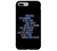 Design philosophique de l'acronyme de la Loi Naturelle Coque pour iPhone 7 Plus/8 Plus
