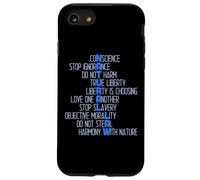 Design philosophique de l'acronyme de la Loi Naturelle Coque pour iPhone SE (2020) / 7/8