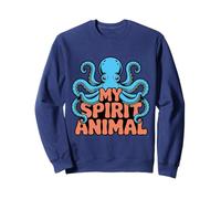 Design Pieuvre Esprit Animal - Illustration Kraken Océan Sweatshirt