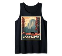 Design pittoresque du Parc National et Un Ours grizzli, Un Yosemite Débardeur