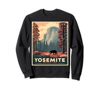 Design pittoresque du Parc National et Un Ours grizzli, Un Yosemite Sweatshirt
