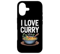 Design Plat Savoureux I Love Curry Coque pour iPhone 17
