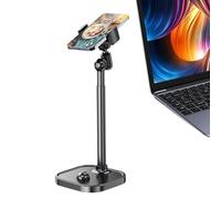 Design pliable : ce support de téléphone pour bureau intègre un système de collage rapide, qui permet au téléphone portable d'être facilement plié et stocké sans tracas, offrant une commodité pour les