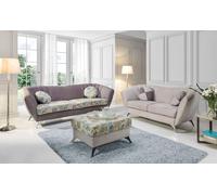 Design Poster Canapé Assise 3+2 sièges Set Tissu Garniture Vittoria