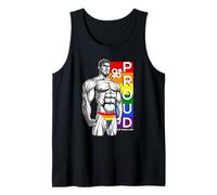 Design pour Homme Musculaire Proud of Who I am Gay Pride Débardeur