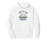 Design pour Les Amateurs de Livres de Lecture Lost in The Pages Sweat à Capuche