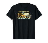 Design pour Parents privés de Sommeil : Survivre avec du café et des collations Froides T-Shirt