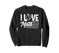 Design pour professeur de mathématiques I Love Math Enthusiast Sweatshirt