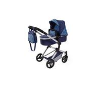 Bayer Design 18403AA Landau pour poupée Neo Vario avec Sac, Convertible en Poussette Canne, Pliable, réglable, Reversible