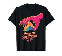 Design Prisme Catch The Spectrum - Neon Retro T-Shirt