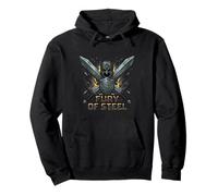 Design Puissant du Guerrier Viking Fury of Steel Sweat à Capuche