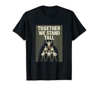 Design Pyramide « Together We Stand Tall Team Spirit » T-Shirt
