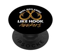Design Real Men Smell Like Hookers PopSockets PopGrip Adhésif