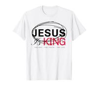 Design Religieux chrétien Foi Bible Dieu Jésus est Roi T-Shirt