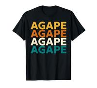 Design répétitif rétro Agape Christian Inconditionnel Love T-Shirt