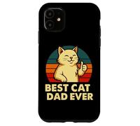 Design rétro Amusant pour Amoureux des Chats Coque pour iPhone 11