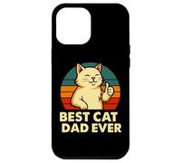 Design rétro Amusant pour Amoureux des Chats Coque pour iPhone 12 Pro Max