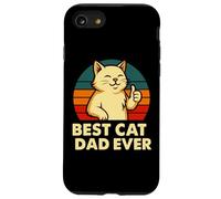 Design rétro Amusant pour Amoureux des Chats Coque pour iPhone SE (2020) / 7/8