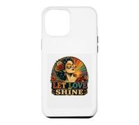 Design rétro Arc-en-Ciel Vintage Let Love Shine LGBTQ Pride Coque pour iPhone 12 Pro Max