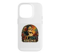 Design rétro Arc-en-Ciel Vintage Let Love Shine LGBTQ Pride Coque pour iPhone 14 Pro