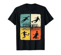 Design rétro avec Inscription « What's Life Without Goals » T-Shirt