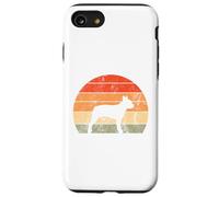 Design rétro Boston Terrier - Silhouette Vintage pour Amoureux des Chiens Coque pour iPhone SE (2020) / 7/8