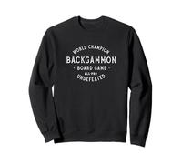 Design rétro Champion du Monde Backgammon Sweatshirt