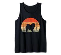Design rétro Chow Chow - Silhouette Vintage pour Amoureux des Chiens Débardeur