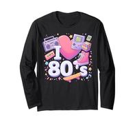 Design rétro classique « I Love the 80's » Manche Longue