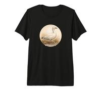Design rétro coloré d'oie des neiges T-Shirt Haut de Gamme