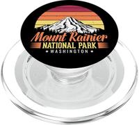 Design Rétro Coucher de Soleil Parc National Rainier PopSockets PopGrip pour MagSafe