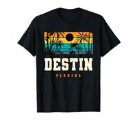 Design rétro de Destin, Floride, Destin, Floride T-Shirt