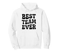 Design rétro des années 70 avec Inscription « Best Team Ever » Sweat à Capuche