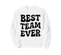 Design rétro des années 70 avec Inscription « Best Team Ever » Sweatshirt