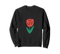 Design rétro en Forme de Tulipe Sweatshirt