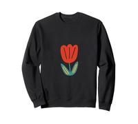 Design rétro en Forme de Tulipe Sweatshirt