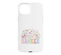 Design rétro Floral banquier Financier Professionnel Coque pour iPhone 15 Plus