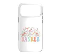 Design rétro Floral banquier Financier Professionnel Coque pour iPhone 17 Pro Max
