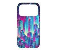 Design rétro futuriste de Paysage Urbain Coque pour iPhone 17 Pro