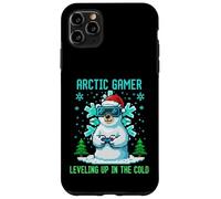 Design Rétro Geek Hivernal Pixel Art pour Joueurs Arctiques Coque pour iPhone 11 Pro Max