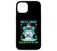 Design Rétro Geek Hivernal Pixel Art pour Joueurs Arctiques Coque pour iPhone 13