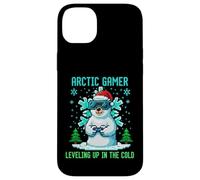 Design Rétro Geek Hivernal Pixel Art pour Joueurs Arctiques Coque pour iPhone 14 Plus
