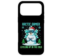 Design Rétro Geek Hivernal Pixel Art pour Joueurs Arctiques Coque pour iPhone 17 Pro Max