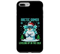 Design Rétro Geek Hivernal Pixel Art pour Joueurs Arctiques Coque pour iPhone 7 Plus/8 Plus