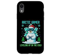 Design Rétro Geek Hivernal Pixel Art pour Joueurs Arctiques Coque pour iPhone XR