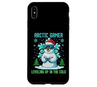 Design Rétro Geek Hivernal Pixel Art pour Joueurs Arctiques Coque pour iPhone XS Max