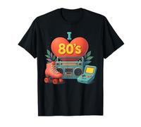 Design rétro « I Love the 80's Sweet Old School » T-Shirt