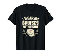 Design rétro « I Wear My Bruises With Pride » T-Shirt