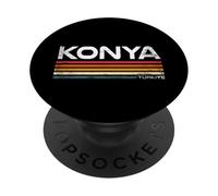 Design rétro Konya Türkiye Turquie Pride Turquie Heritage PopSockets PopGrip Adhésif